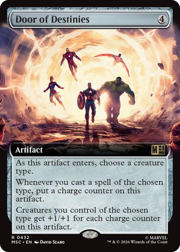 Image for Door of Destinies (Extended Art) (432) (MSC) - Magic: The Gathering
