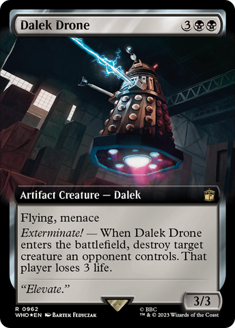Dalek Drone (Extended Art) (Surge Foil) [Doctor Who]