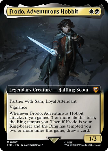 Frodo, Adventurous Hobbit (Extended Art) [The Lord of the Rings: Tales of Middle-Earth Commander]