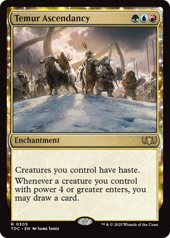 Temur Ascendancy [Tarkir: Dragonstorm Commander]