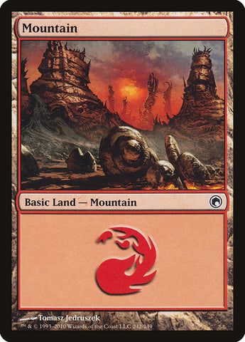 Mountain (#242) [Scars of Mirrodin]