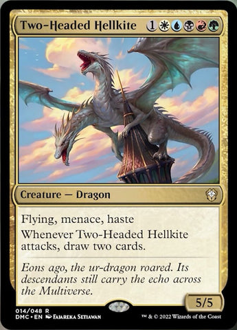 Two-Headed Hellkite [Dominaria United Commander]