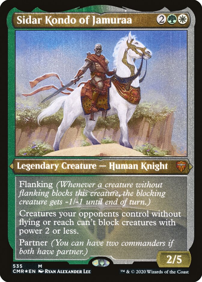 Sidar Kondo of Jamuraa [Commander Legends Etched]