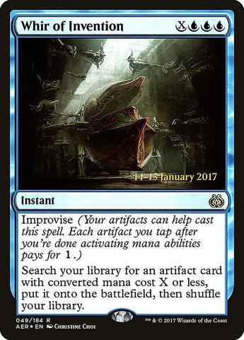 Whir of Invention  (Prerelease) [Aether Revolt Prerelease Promos]