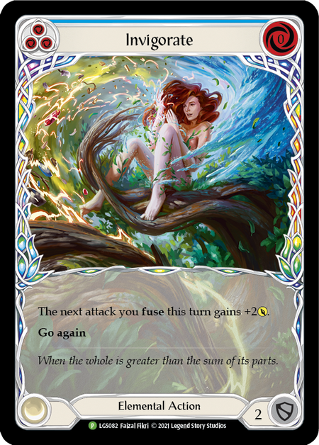 Invigorate (Blue) [LGS082] Rainbow Foil