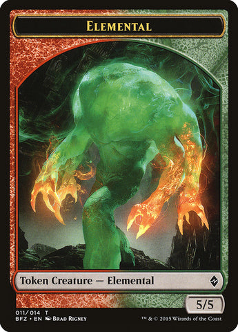 Elemental (011/014) [Battle for Zendikar Tokens]