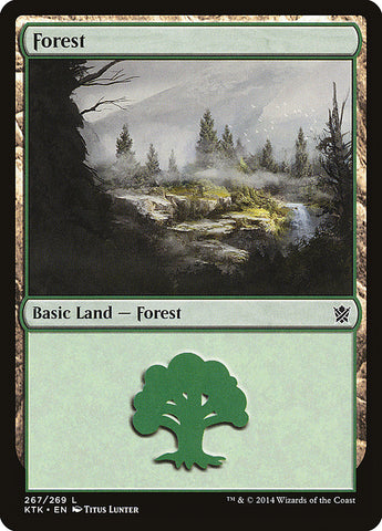 Forest (#267) [Khans of Tarkir]