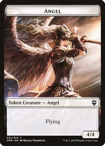 Angel // Treasure Token [Commander Legends Tokens]