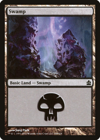 Swamp (#308) [Commander 2011]