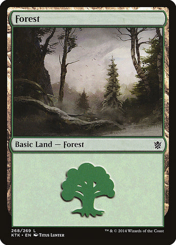 Forest (#268) [Khans of Tarkir]