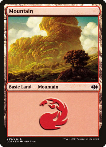 Mountain (#60) [Duel Decks: Merfolk vs. Goblins]