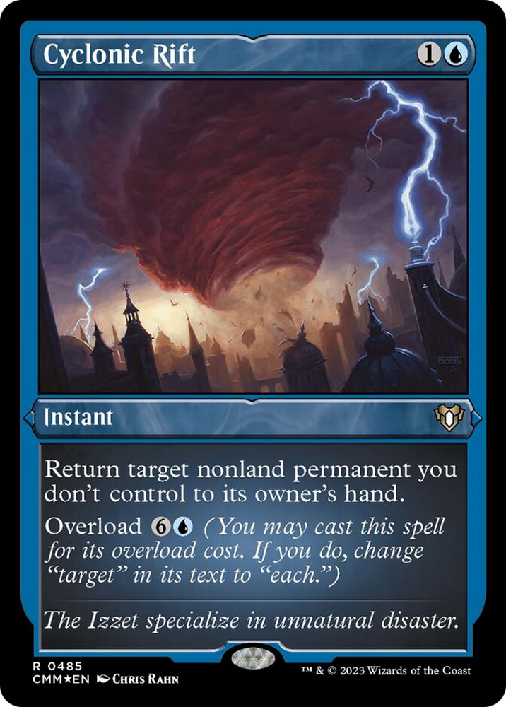 Cyclonic Rift (Foil Etched) [Commander Masters]
