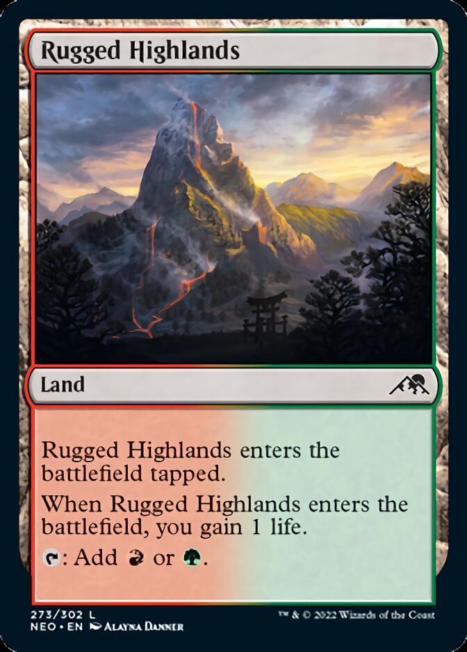 Rugged Highlands [Kamigawa: Neon Dynasty]