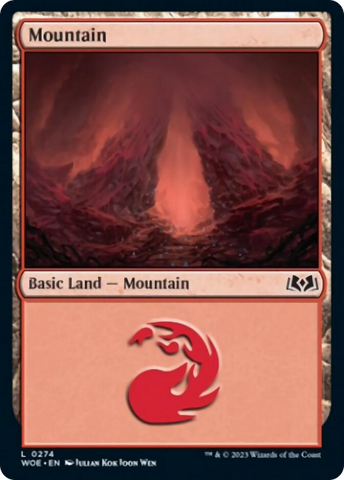 Mountain (0274) [Wilds of Eldraine]