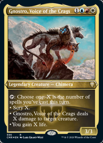 Gnostro, Voice of the Crags [Commander Legends Etched]