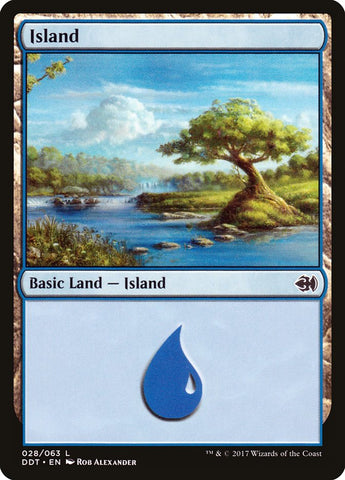 Island (#28) [Duel Decks: Merfolk vs. Goblins]