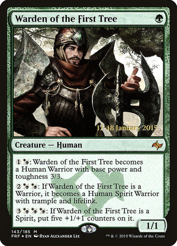 Warden of the First Tree  (Prerelease) [Fate Reforged Prerelease Promos]