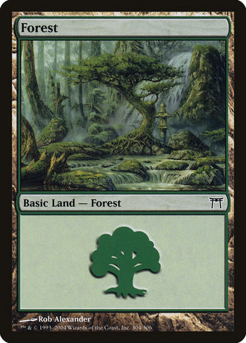 Forest (#304) [Champions of Kamigawa]