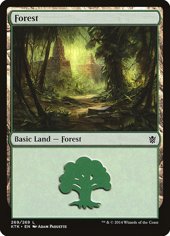 Forest (#269) [Khans of Tarkir]