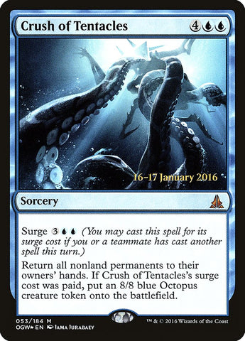Crush of Tentacles (Prerelease) [Oath of the Gatewatch Prerelease Promos]