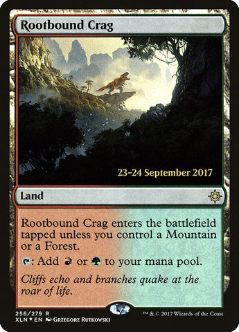 Rootbound Crag  (Prerelease) [Ixalan Prerelease Promos]