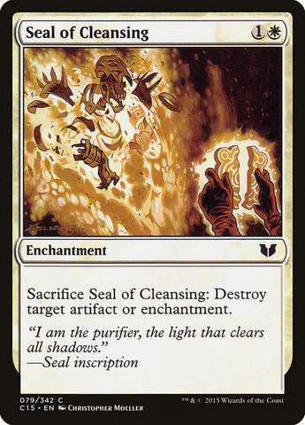 Seal of Cleansing [Commander 2015]