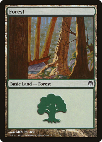 Forest (#71) [Duel Decks: Phyrexia vs. the Coalition]