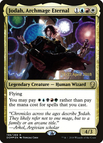 Jodah, Archmage Eternal  (Prerelease) [Dominaria Prerelease Promos]