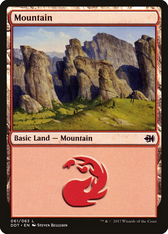 Mountain (#61) [Duel Decks: Merfolk vs. Goblins]