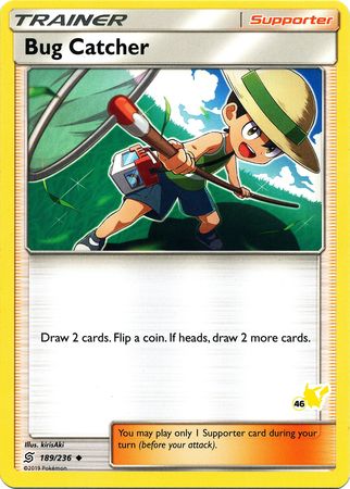 Bug Catcher (189/236) (Pikachu Stamp #46) [Battle Academy 2020]