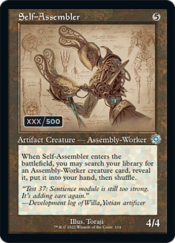 Self-Assembler (Retro Schematic) (Serial Numbered) [The Brothers' War Retro Artifacts]