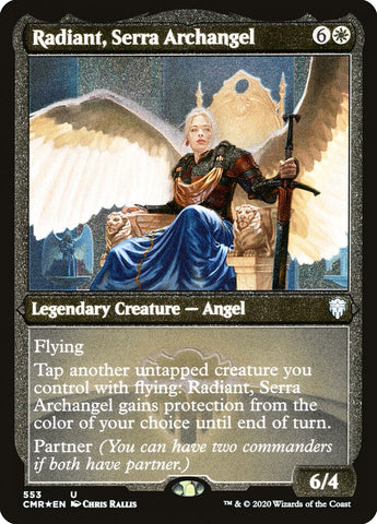 Radiant, Serra Archangel [Commander Legends Etched]