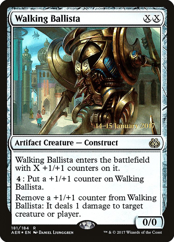 Walking Ballista  (Prerelease) [Aether Revolt Prerelease Promos]