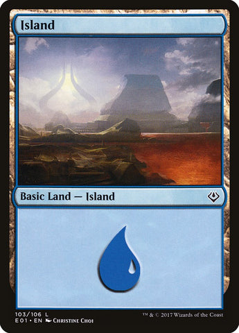 Island (#103) [Archenemy: Nicol Bolas]