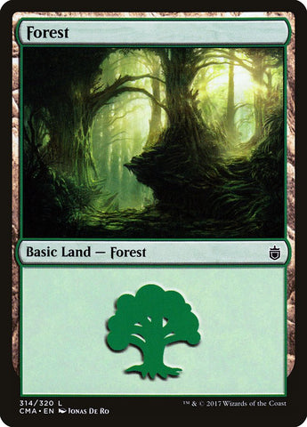 Forest (#314) [Commander Anthology]