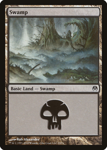 Swamp (#33) [Duel Decks: Phyrexia vs. the Coalition]