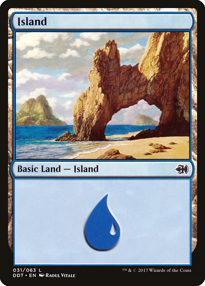 Island (#31) [Duel Decks: Merfolk vs. Goblins]
