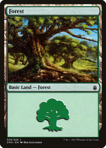Forest (#309) [Commander Anthology]