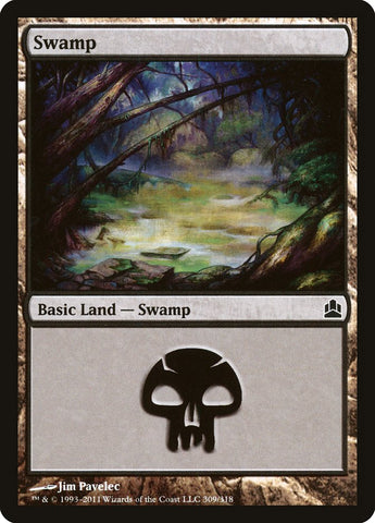 Swamp (#309) [Commander 2011]