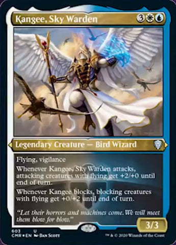 Kangee, Sky Warden [Commander Legends Etched]