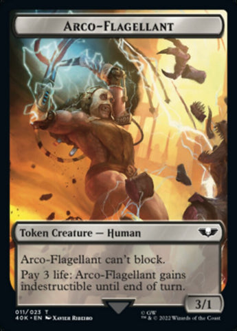 Soldier (004) // Arco-Flagellant Double-sided Token [Universes Beyond: Warhammer 40,000 Tokens]