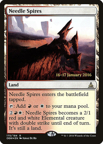 Needle Spires (Prerelease) [Oath of the Gatewatch Prerelease Promos]