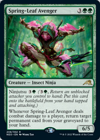 Spring-Leaf Avenger (Promo Pack) [Kamigawa: Neon Dynasty Promos]