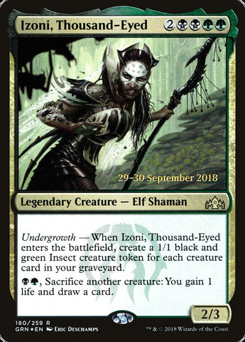 Izoni, Thousand-Eyed  (Prerelease) [Guilds of Ravnica Prerelease Promos]