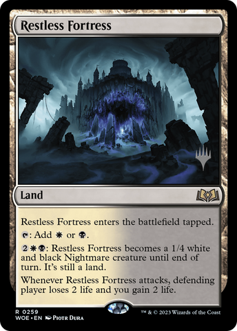 Restless Fortress (Promo Pack) [Wilds of Eldraine Promos]