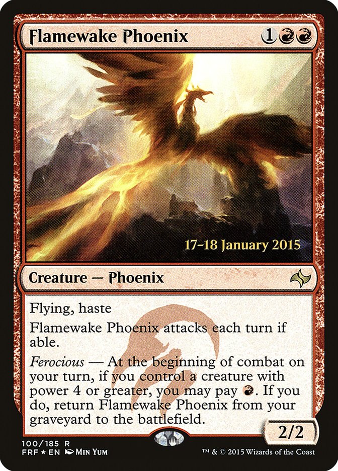 Flamewake Phoenix  (Prerelease) [Fate Reforged Prerelease Promos]
