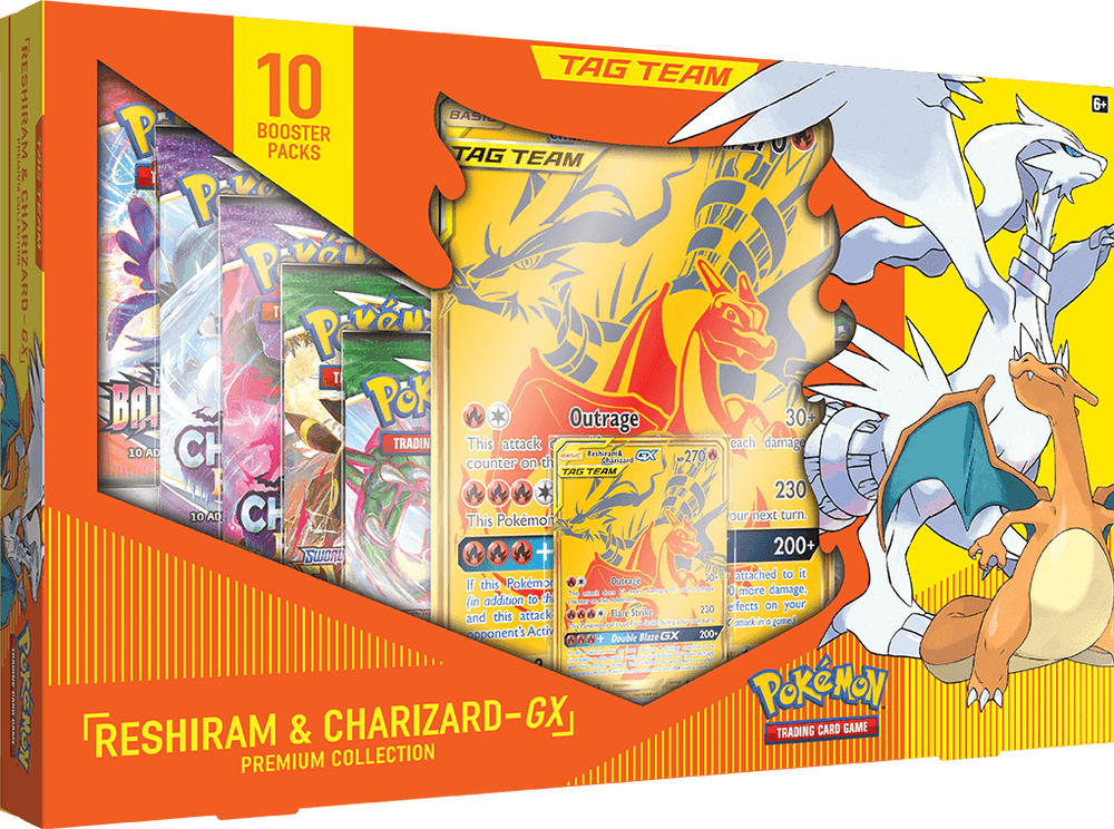 Pokemon Charizard Reshiram GX Premium Collection