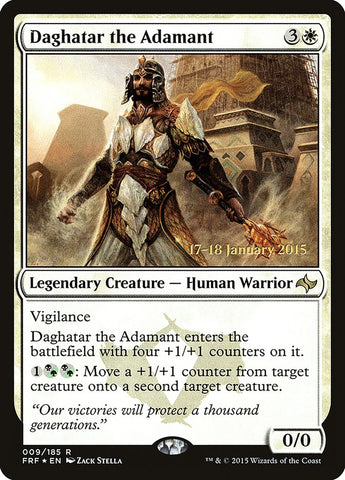 Daghatar the Adamant  (Prerelease) [Fate Reforged Prerelease Promos]