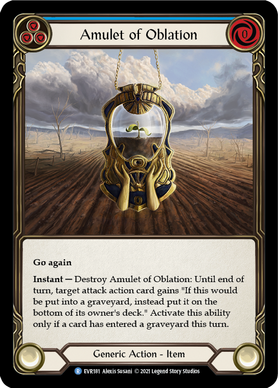 Amulet of Oblation [EVR181] 1st Edition Normal
