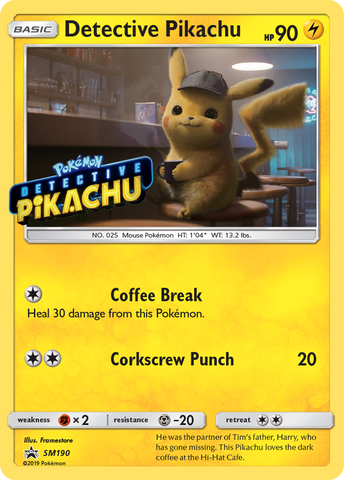 Detective Pikachu (SM190) [Sun & Moon: Black Star Promos]